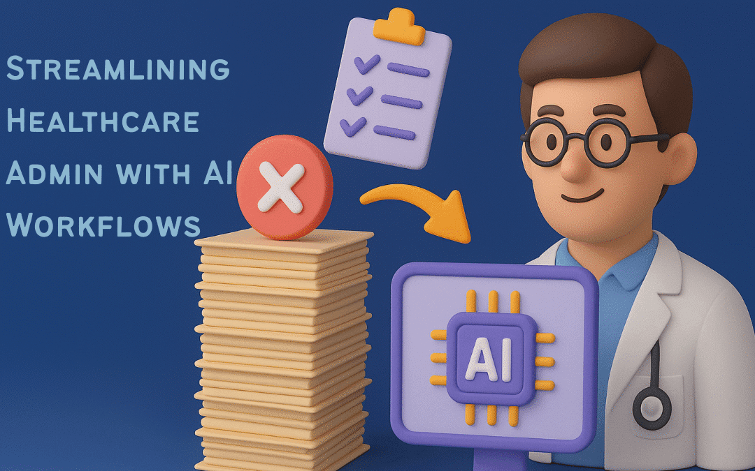 Reducing the Administrative Burden in Healthcare with AI‑Powered Workflows